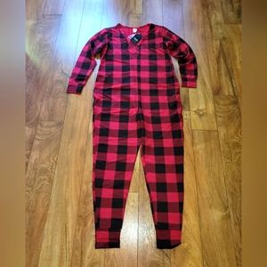 NWT Smash & Tess Friday romper plaid red sz M